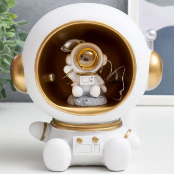 Ночник копилка Космонавт Белый