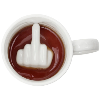 Кружка Up your mug, средний палец Кружка Up your mug, средний палец