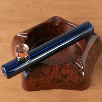 Курительный девайс стеклянный 14 см