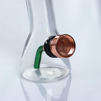 Бонг «Череп», стеклянный h=11.8 см,