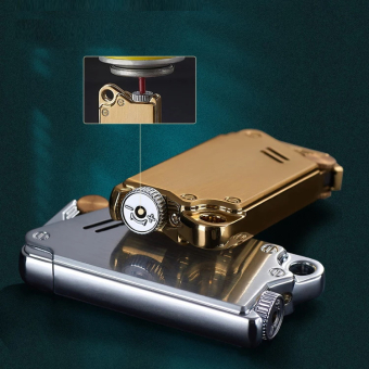 Зажигалка газовая Focus золото