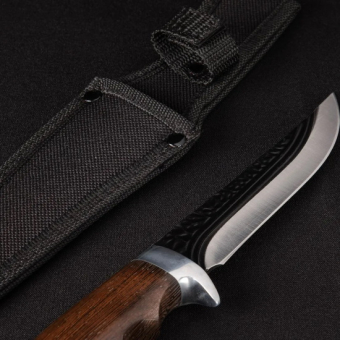 Нож фиксированный в чехле Волк FB932M