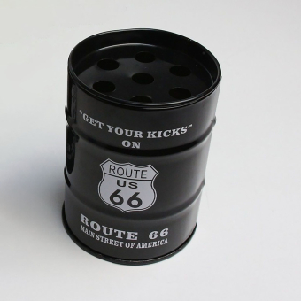 Пепельница для дома бездымная "Маршрут 66", для сигарет и стиков, 7.5 х 10 см