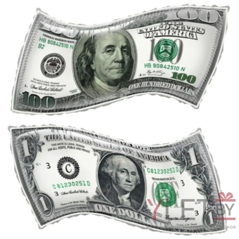 Шар (26''/66 см) Фигура, Доллар