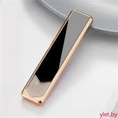 USB зажигалка слайдер Ciger Стрела Черная с проводом