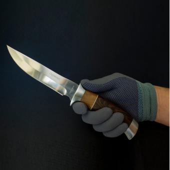 Нож фиксированный в чехле Охотник, гладкий