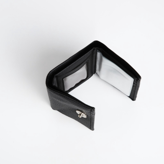 Портмоне мужское "Модерн" на магните, отдел для купюр, для карт, для монет, цвет чёрный