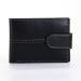 Портмоне мужское "Стиль" на кнопке, цвет чёрный