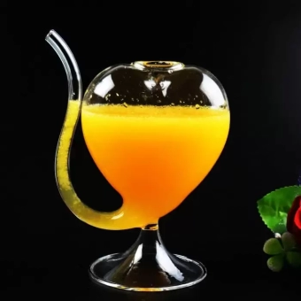 Бокал с трубочкой "Сердце"