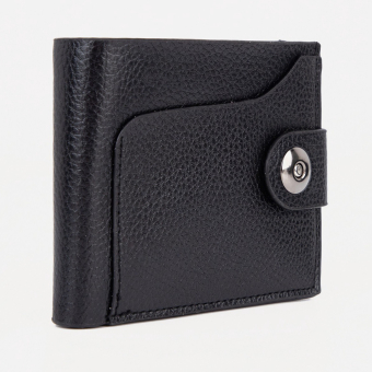 Портмоне мужское "Престиж" на магните, цвет чёрный