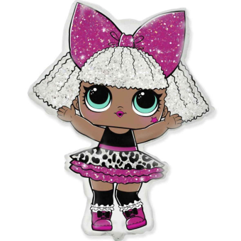 Шар (34''/86 см) Кукла Лол, Роскошная Дива