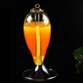 Бокал с трубочкой "Сердце"