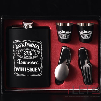 Набор фляжка, стопки и мультитулы Jack Daniels