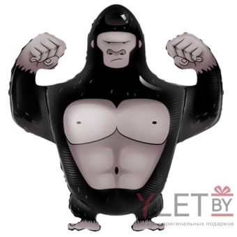 Шар (27''/69 см) Фигура, Горилла ПОД ВОЗДУХ
