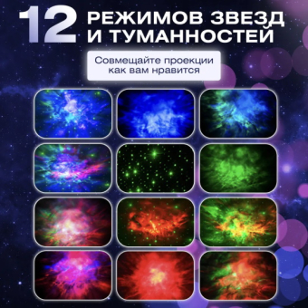Ночник проектор звездного неба Астронавт HR-F2 с гитарой
