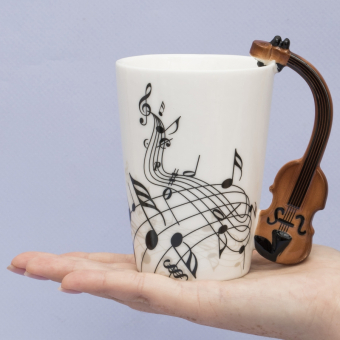 Кружка Музыкальные инструменты №1 Скрипка