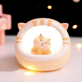 Ночник "Cat ears", orange (10 см)