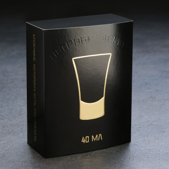 Стопка с пулей «Непробиваемая», в коробке, 40 мл