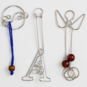 Металлические головоломки Фрогго, 3 в 1