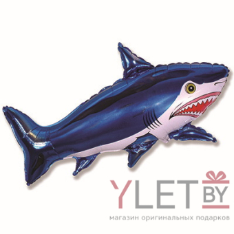 Шар Фигура Акула большая, Синий