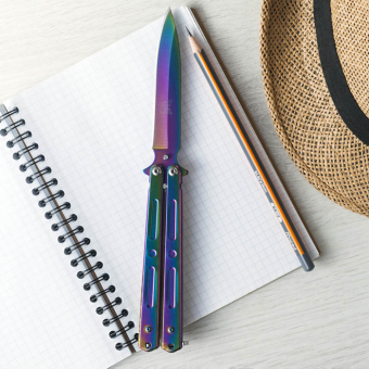 Складной нож бабочка Хамелеон