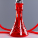 Кальян "Камра" 53 см, 2 трубки, колба-треугольник, красный