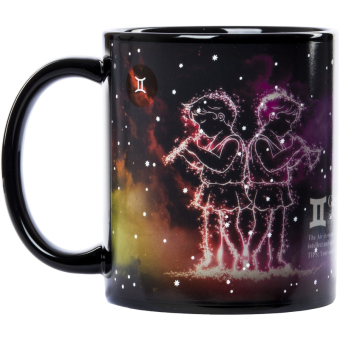 Кружка хамелеон знак зодиака Близнецы