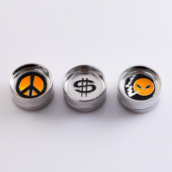 Гриндер для табака "Серебро" на магните, 3 см