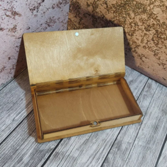 Деревянный конверт/купюрница для денег "Маленькая помощь большой мечте"