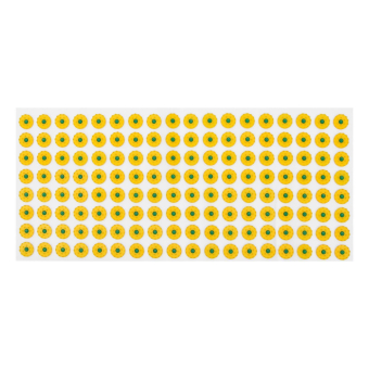 Аппликатор «Кузнецова», 144 колючки, 26×56 см, жёлтый