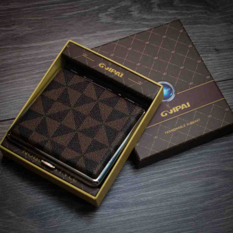 Портсигар под кожу Ромбы