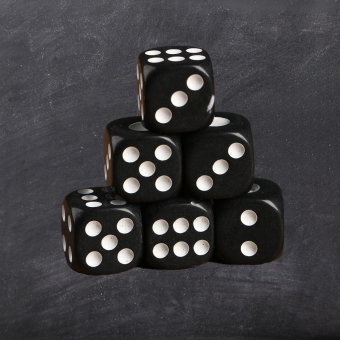 Кости игральные, 1.6 х 1.6 см