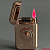 Зажигалка турбо газовая антистресс, бронза