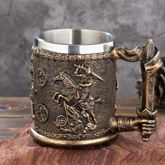 Кружка "Колесница" (металл внутри)