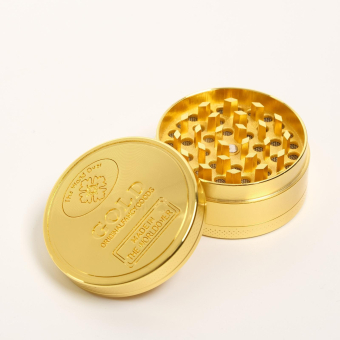 Гриндер (измельчитель) металлический "Золото", 5*2.5 см