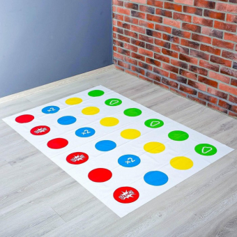 Подвижная игра Твистер с фантами, 6+