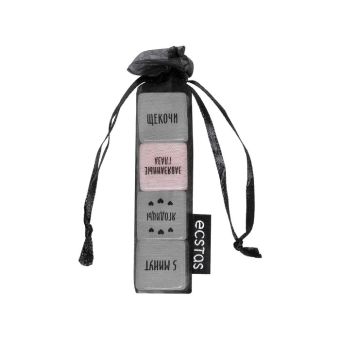 Кубики для двоих Ахи вздохи. Пламенная страсть, 3 неоновых кубика, 1 пластиковый кубик, 18+