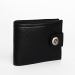 Портмоне мужское "Шик" на магните, отдел для купюр, для карт, для монет, цвет чёрный