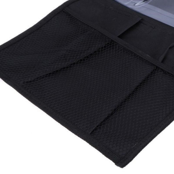 Организатор в автомобиль с карманом для планшета чёрный