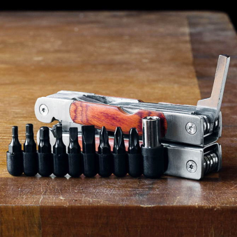 Мультитул с насадками в чехле AD-17