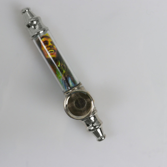 Курительный девайс Боба Марлея, тип 2, 5 сеточек, 10×3 см