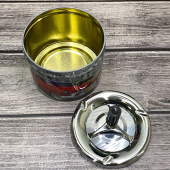 Пепельница бездымная Машина красная, 9х12 см