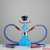 Кальян «Фуджейра», 25 см, 2 трубки, синий