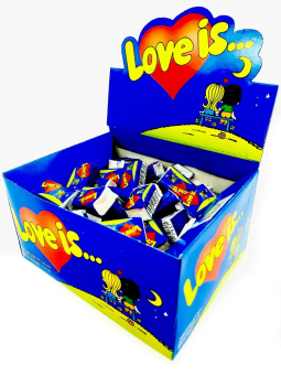 Жвачка "Love is". Клубника с бананом, 100 шт