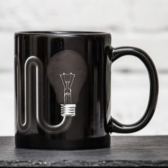 Кружка хамелеон Лампочка New