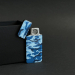 USB зажигалка камуфляж синяя, спираль, ультратонкая