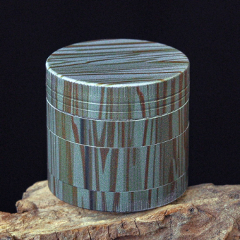 Гриндер металлический текстура дерева 4 х 4 см