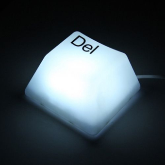 Светильник Кнопка от клавиатуры  USB del