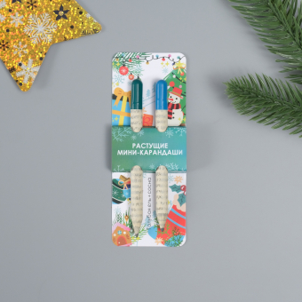 Растущие карандаши подарочные «Голубая Ель + Сосна» 2 шт.№1
