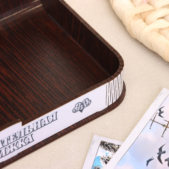 Деревянный конверт/купюрница для денег "Сберкнижка"